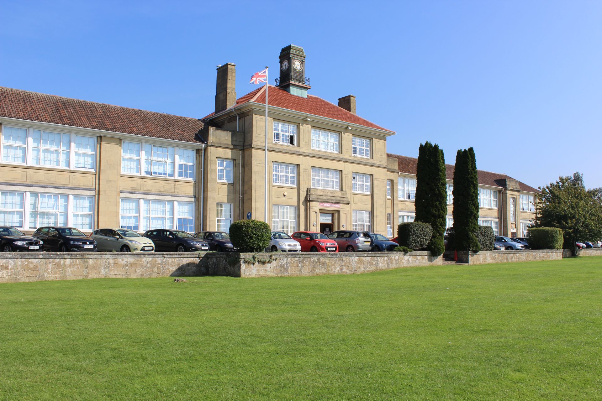 Pittville School And Carpark View